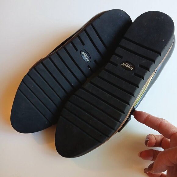 GUC Dr Scholl's Women's Black Wedge Loafer Size 8.5 - Picture 5 of 7